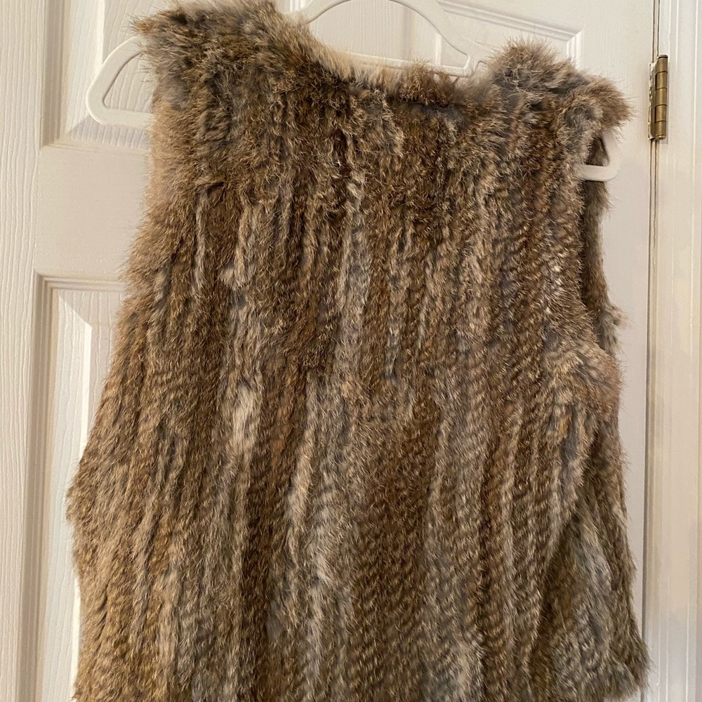 Real Rabbit Fur Vest